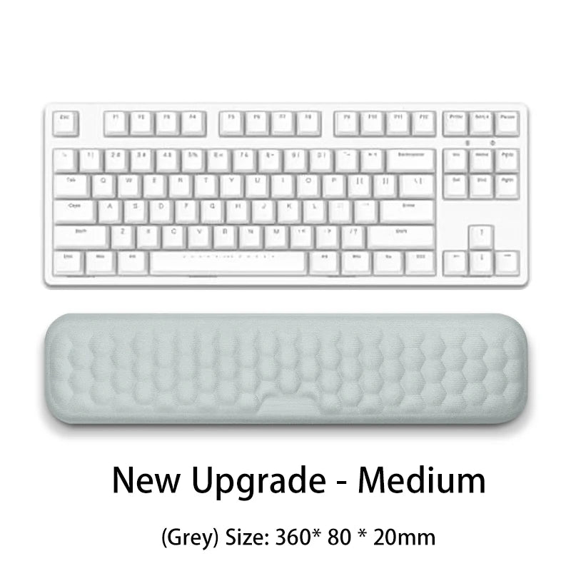 Memory Foam Wrist Rest Pad - Ergonomic Support for Keyboard & Mouse