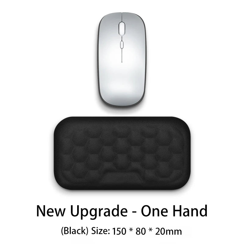 Memory Foam Wrist Rest Pad - Ergonomic Support for Keyboard & Mouse