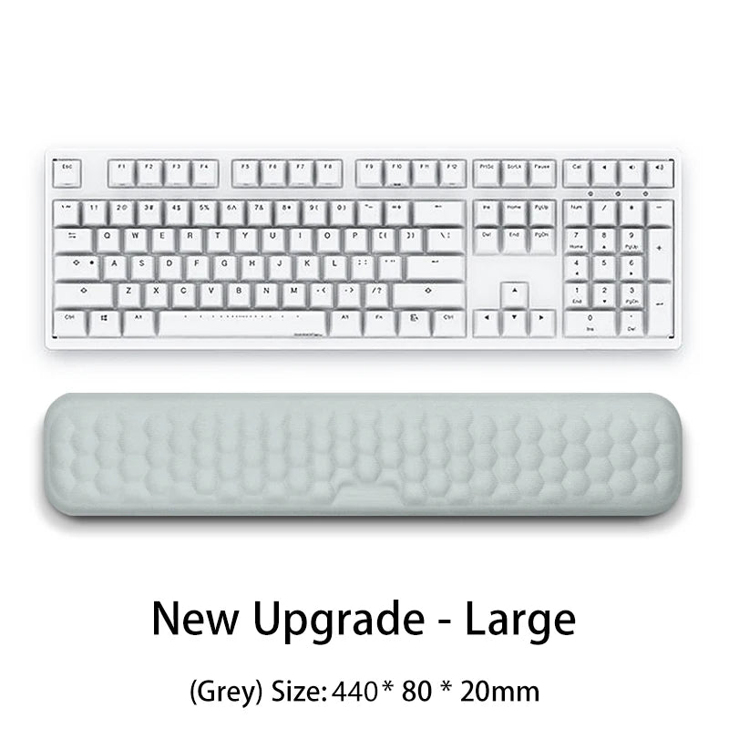 Memory Foam Wrist Rest Pad - Ergonomic Support for Keyboard & Mouse